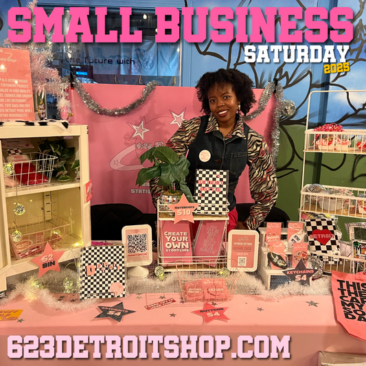 Celebrating Small Business Saturday as a vendor at Fantazma Cafe in Detroit