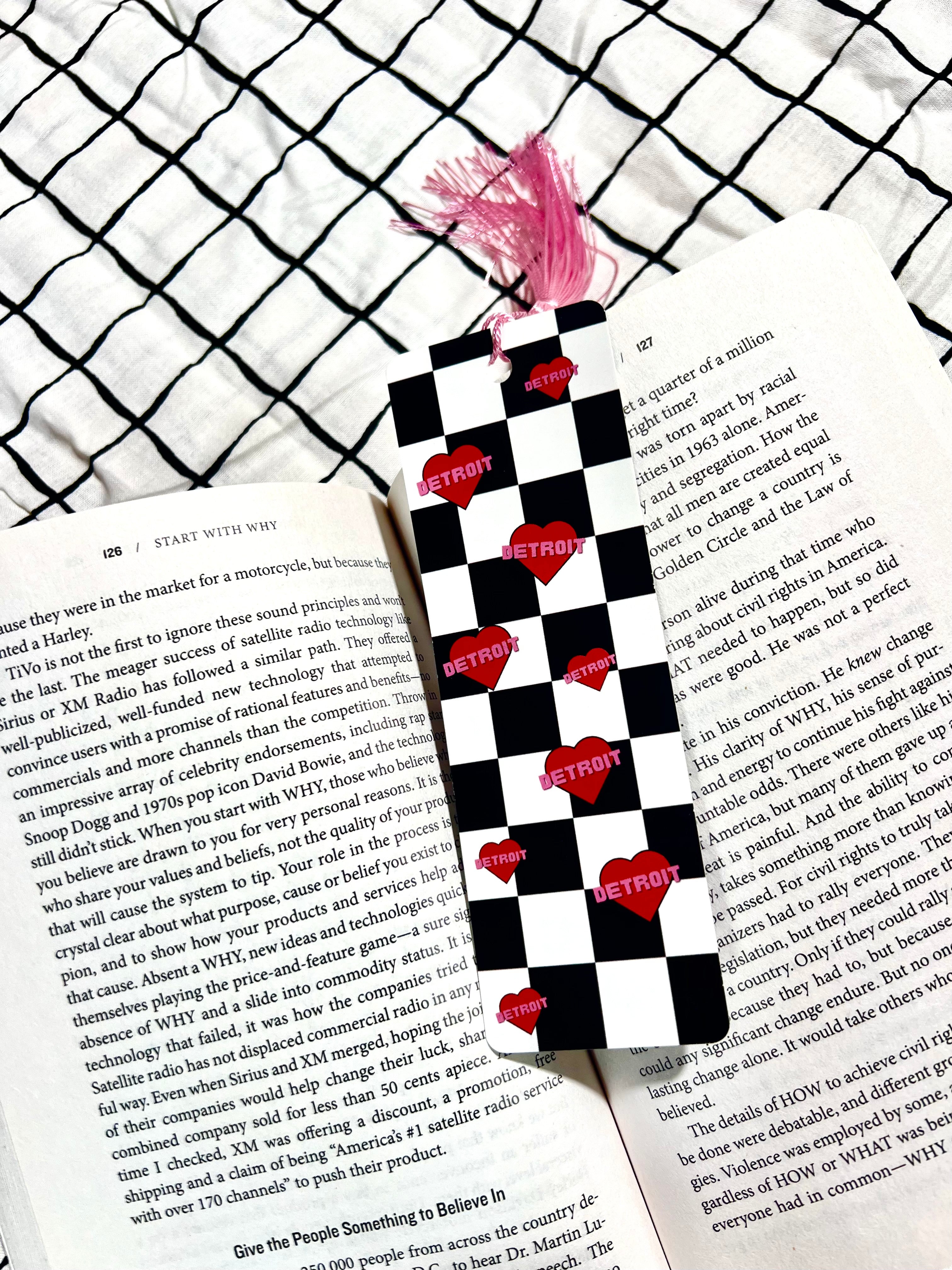 Detroit Themed Bookmark
