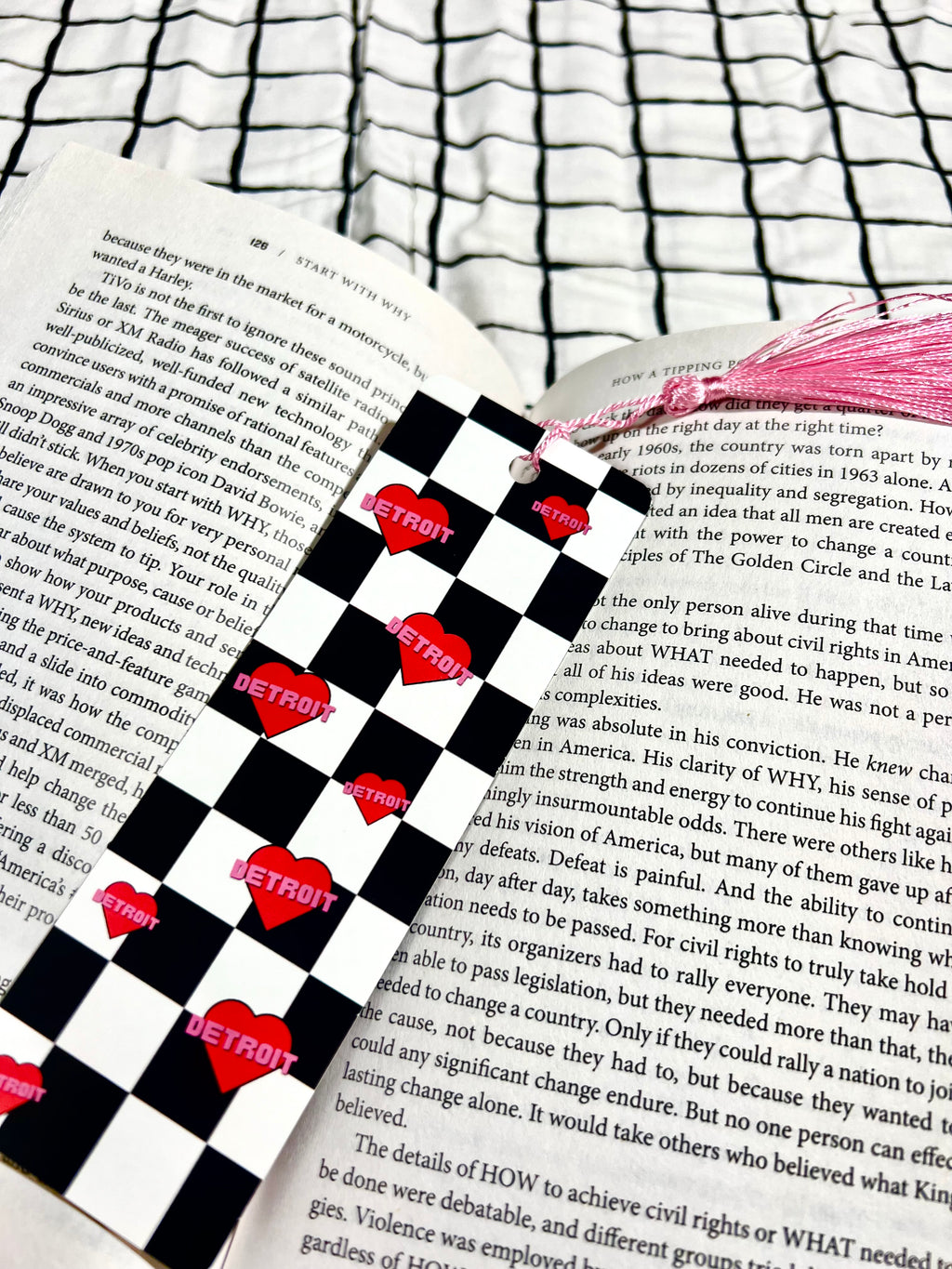 Detroit Themed Bookmark